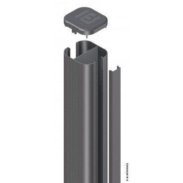 HoriZen Pfosten aus Aluminium