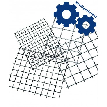 Wellgitter aus Aluminiumdraht