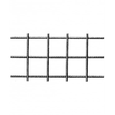 Treillis soudé galvanisé à chaud - mailles carrées