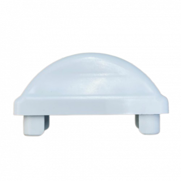 Capuchon en PVC demi-rond avec bord