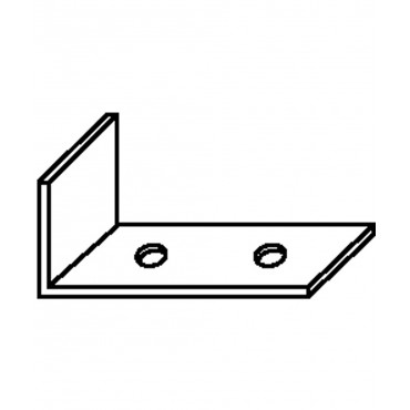 Angle de contrefiche galvanisé