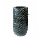 Grillage simple torsion plastifié noir