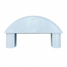 Capuchon en PVC demi-rond